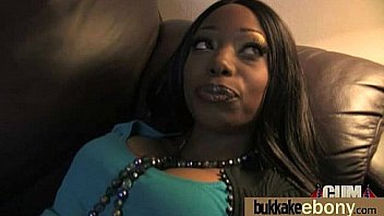 Cum loving teen enjoys huge bukkake 10