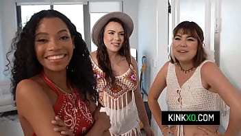 Older stud fucks hippie teen hitchhikers