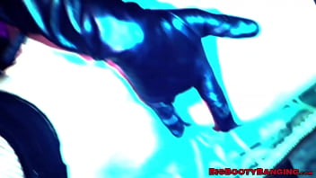 Glamcore babe screwed from behind