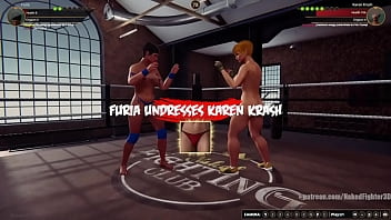 Furia vs karen nf3d female mma combat ring