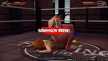 Furia vs karen nf3d female mma combat ring