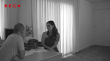 Brunette teen charlotte vale swallows a huge cum load after a hardcore fuck