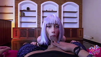 Zne cosplay lucy from edgerunners ft amberzinha & qrozne free scene