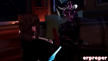 Vrchat domimommy and her novice cub