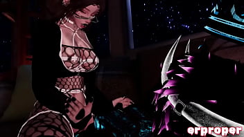 Vrchat domimommy and her novice cub