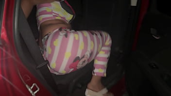 I take my big assed mature old whore to hide in the car without her husband knowing