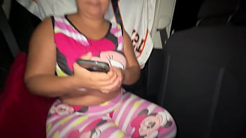 I take my big assed mature old whore to hide in the car without her husband knowing