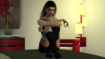 Metalhead enjoys dick in ugly rooms