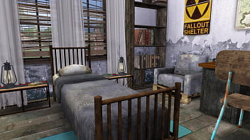 Metalhead enjoys dick in ugly rooms