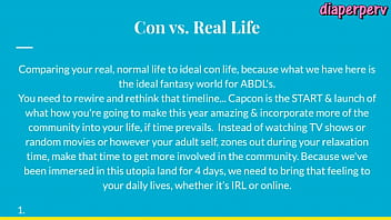 Dealing with abdl convention dropping