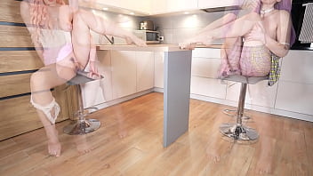 Your twin step sisters squirt for you