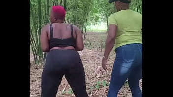 Big butt sluts fucked in the forest