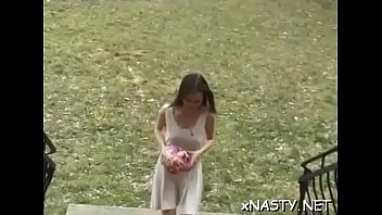 Elegant brunette diva sascha cannot wait to cum