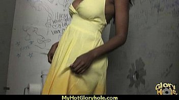 Incredible ebony teen blowjob gloryhole audition 10