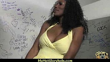 Incredible ebony teen blowjob gloryhole audition 10
