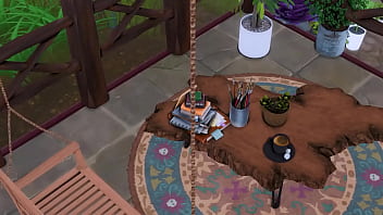 Mysterious painter fucks hot neighbor for inspiration