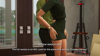 Mysterious painter fucks hot neighbor for inspiration