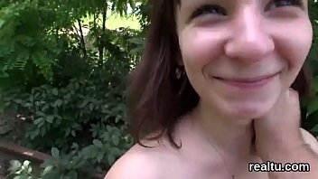 Adorable czech girl gets teased in the mall and banged in pov