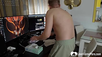 Sucking my mans cock like never before