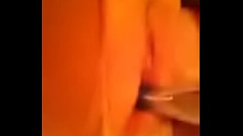 Ex plays with makeup brush