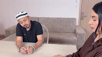 My slutty lawyer charges me for my freedom with her pussy in the middle of my cell – tommy miller