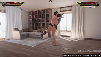 Jerle vs tabrida nf3d mixed kinky combat maledom