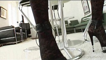 Excited brunette pleasuring her both fuck holes on cam