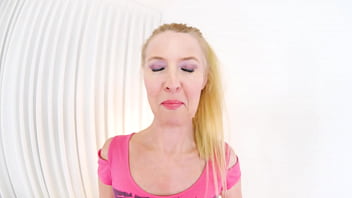 Lacy cummings cougar milf huge cock pov blowjob and cum swallow