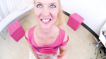 Lacy cummings cougar milf huge cock pov blowjob and cum swallow