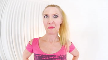 Lacy cummings cougar milf huge cock pov blowjob and cum swallow