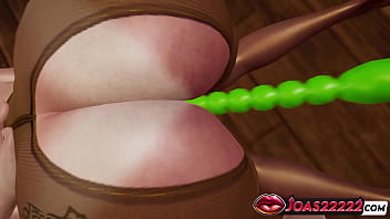 Hot emma huge boobs in pantyhose pov breast massage pussy fingering in piledriver and anal vibrator wet orgasm in honey select 2