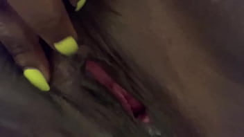 Fingering juicy pussy