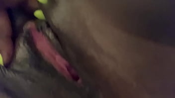 Fingering juicy pussy