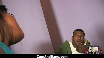 Black girl sucks many white cocks in redneck group 18