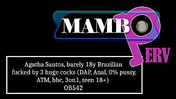Agatha santos barely 18y brazilian fucked by 3 huge cocks dap anal 0% pussy atm bbc 3on1 teen 18 ob542