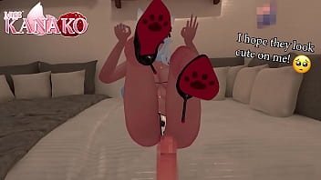 Master loved my ganyu cosplay he wanted a footjob and tan as well tanned catgirl footjob