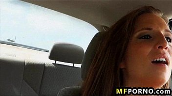 Horny brunette double stuffs her pussy with dildos kylie kane 1