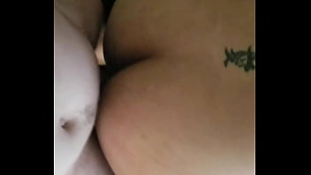 Pounding wife from behind