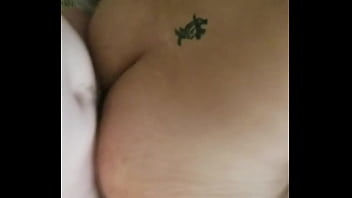 Pounding wife from behind