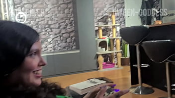 I bet with my stepbro on the video game and lost *** short ***