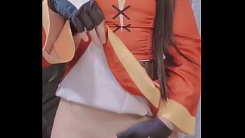 Megumin masturbating