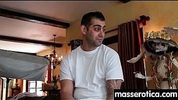 Sensual oil massage turns to hot lesbian action 9