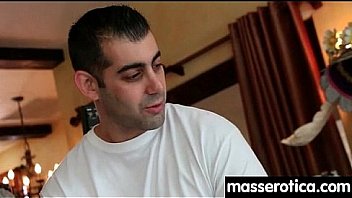 Sensual oil massage turns to hot lesbian action 9