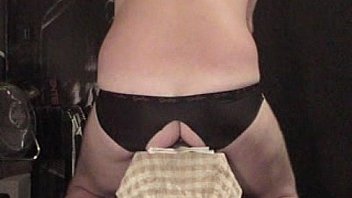 This guy is ripping his ass on huge butt plug