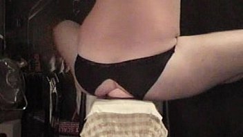 This guy is ripping his ass on huge butt plug