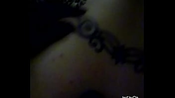 Black guy gives girl an ass job