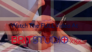 Bisexual redheads take it in turns to ride cock in british ffm threesome