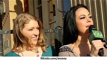 Sexy wild chick gets paid to fuck 4