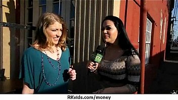 Sexy wild chick gets paid to fuck 4