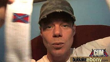 Busty black babe bubble bath group cocksuck 12